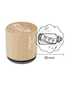 Woodies - Herz Flaschenpost W19008